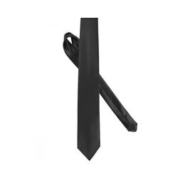 CRAVATE SATIN&Eacute;E NOIR