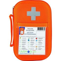 Trousse secours fluo ARTISAN 2/4 PERSONNES