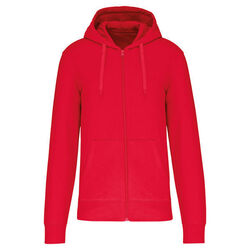Sweat-shirt full zip &agrave; capuche K4030 RED