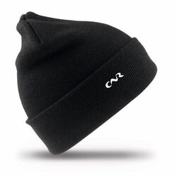 Bonnet en laine recyclée RC929X brodé